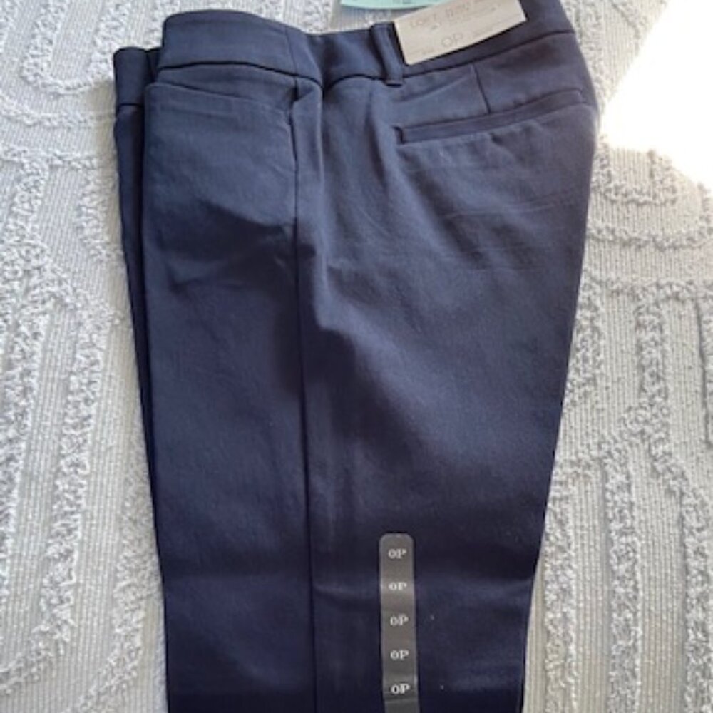 LOFT Navy Blue Skinny Ankle Petite Pant NWT